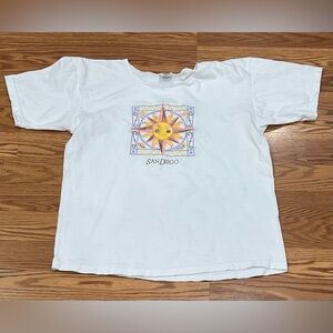 Vtg Crazy Shirt Hawaii Medium San Diego Logo Promo Single Stitch 80s 90s T-Shirt